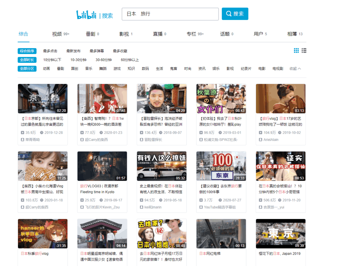 ビリビリ動画 (bilibili) でしか見れない動画はどんなものがありますか